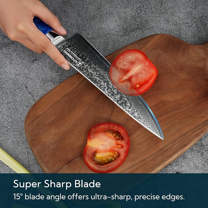 KITCHENDAO 67-Layer chef knife close product photograph