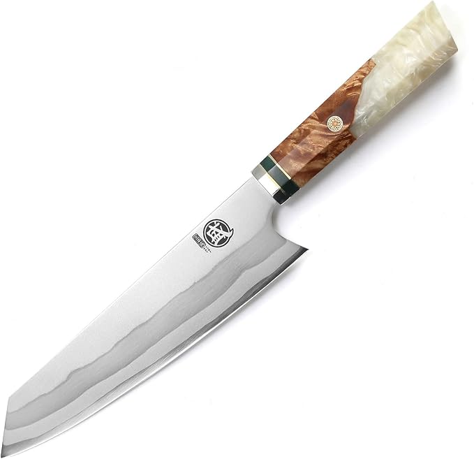 MITSUMOTO SAKARI 21 cm Damascus kiritsuke-style knife product image