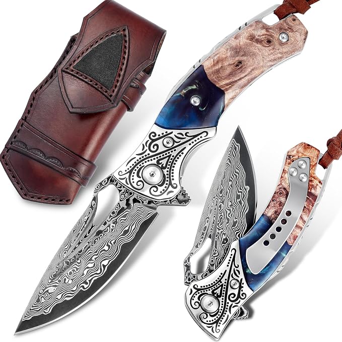 VNLA VG10 resin and maple folder product photograph