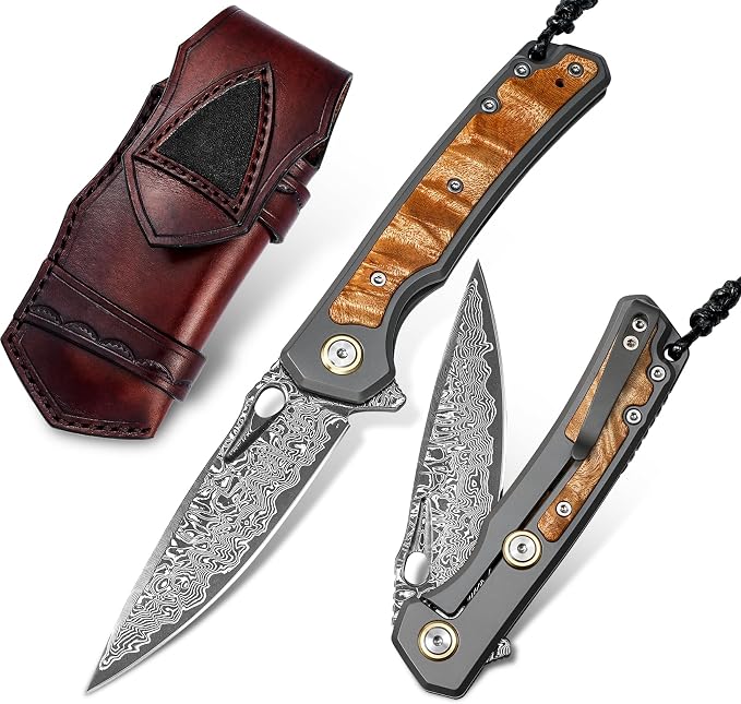 VNLA 3.39 inch VG10 folding knife product photograph