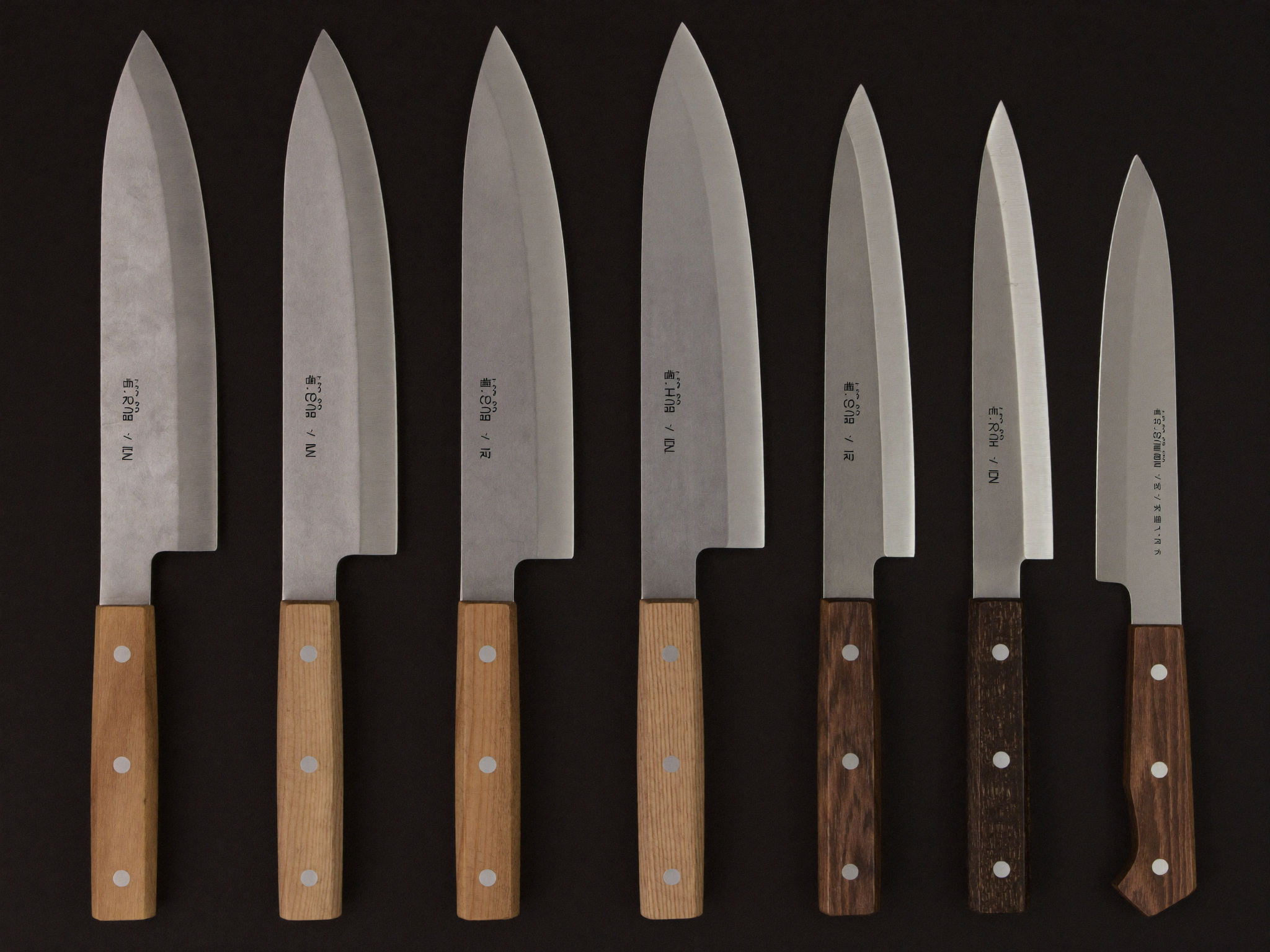 XINZUO Yu Series chef knife visual guide